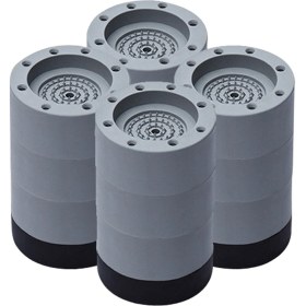 Resim Kosona Buzdolabı Ve Çamaşır Makinesi Yükseltici Paspas - Kayma Ve Sarsıntı Önleyici 8.5 Cm - Gri - 4 Adet 