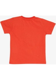 Resim Breeze Girls & Boys Erkek Çocuk Tişört Pop Corn Baskılı 2-6 Yaş, Mercan-mercan Mercan 