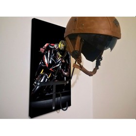 Resim Özel Fotoğraflı Kask Askısı, Motorcu Kask Askısı, Personalv23 