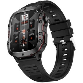 Resim Geeroyoo JZR GY 1.96" Dokunmatik Ekran Kalp Atışı Ölçer IP68 Su Geçirmez Spor Takipçisi 100+ Spor Modu Bluetooth Bileklik Erkek Kadın Akıllı Saat 
