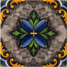 Resim Can Seramik 10*10 cm Cç-63 Kütahya Çini Karo ( 5'li 1 Paket ) 