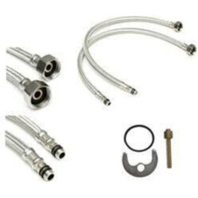 Resim Aç Kapa Mix Mutfak Eviye Bataryası Mat Siyah Batarya Musluk Çeşmesi Sıcak Soğuk Çift Giriş Siyah 