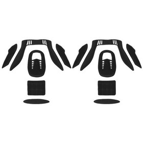 Resim Çocuk Kaskı Yedek Pedleri Kalın Ve İnce Setler Çocuk Kaskı Yb18542 Ve Y11984 Ter Emici Rahat Nefes Alabilir Çıkarılabilir Siyah 