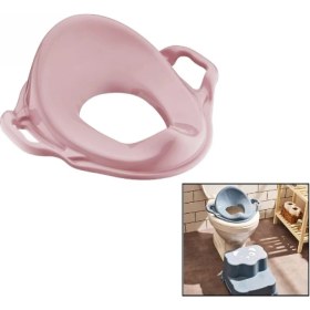 Resim MiraLive Pembe Kulplu Çocuk Klozet Adaptörü 