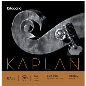 Resim D'Addario K610 3/4M Kaplan Kontrabas Teli 