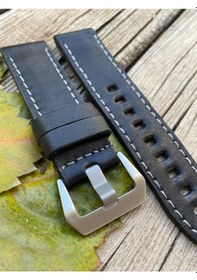 Resim 24mm Deri Saat Kordonu 