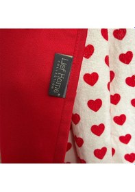 Resim Havlulu Mutfak Önlüğü Panama Örgülü Kırmızı 