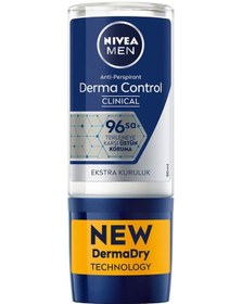 Resim Nıvea Men Roll-on Deodorant Derma Control Clinical 96 Saat Anti-perspirant 50ml 
