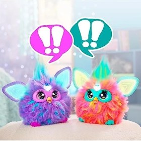 Resim Furby Mor Interaktif Pelüş Oyuncak - Ingilizce Versiyonu 