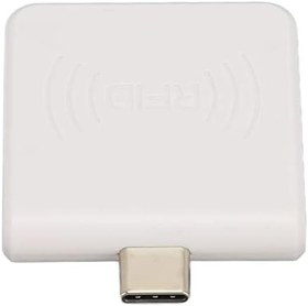 Resim Telefon Kartı Okuyucu, Dayanıklı 125 kHz Tak ve Çalıştır Cep Telefonu Kart Okuyucu, Cep Telefonları için Yüksek İletim Verimliliği ve Kararlı Performans (Beyaz) 