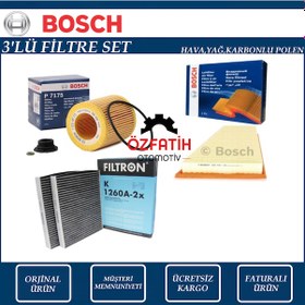 Resim Bmw 520I Benzin F10 Bosch Filtre Bakım Seti 2010-2016 