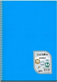 Resim Çınar Colormaxi Spiralli Defter Pp Kap. Kareli 120 Yp A4 Mavi 