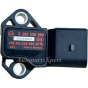Resim Volkswagen T5 T6 Audi A4 A5 A6 Q5 SEAT Exeo 2.0 TFSI 2008 Sonrası Basınç Sensörü 