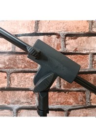 Resim İmza Masa Üstü Döküm Tabanlı Akrobat Mikrofon Sehpası 