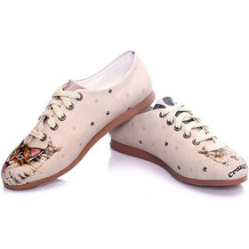 Resim Streetfly Renkli Kadın Oxford Ayakkabı MDOX2029 