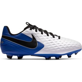 Resim NIKE TIEMPO LEGEND 8 ELITE FG ERKEK KRAMPON AT5293-104 BEYAZ 