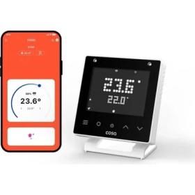 Resim Daders Home Akıllı Klima Kontrolü V5, Wi-Fi Bağlantılı Oda Termostatı, Mobil Uygulama Kontrollü 