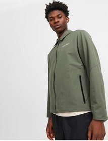 Resim Jack & Jones Jcotrack Shacket Erkek Ceket Yeşil 