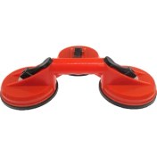 Resim Tek Çift Kafa Vantuz Kırmızı Plastik Cam Dent Çektirme Kiremit Zemin Kapı Plaka Paneli Taşıma Aracı Ağır (Yurt Dışından) 