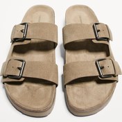 Resim Bershka tokalı düz bantlı sandalet 