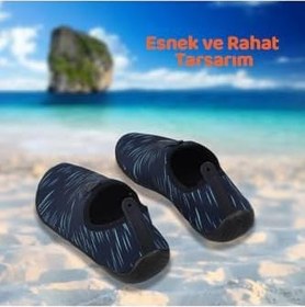 Resim Black Deer Hayal Çok Amaçlı Plaj ve Deniz Ayakkabısı 