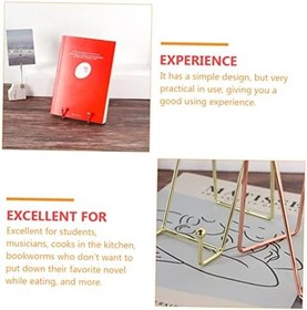 Resim Hemobllo 3adet Lü Paslanmaz Kitap Ve Tablet Tutucu Standı Ev Ofis Kullanımı İçin Şık Ve Fonksiyonel Aksesuar 