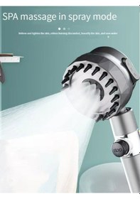 Resim Duş Başlığı 3 Farklı Mod Masajlı Duş Başlılığı Silikon Hortum Ve Tutacak Set Şeklinde Diğer 