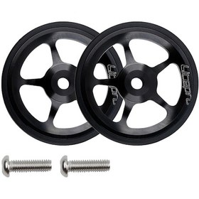 Resim Geeroyoo Hafif Alüminyum Bisiklet Taşıma Tekerleği - Cnc İşlemeli, Dayanıklı Ve Pratik Portatif Teker Çifti 