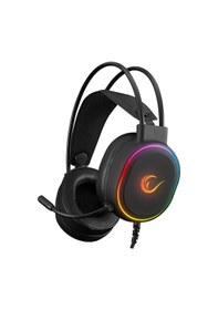 Resim Rampage Kulaklık Rogue Sıyah Usb Rgb Ledlı Gamıng Esnek Mıkrofonlu Oyuncu 