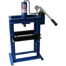 Resim Hsk Makina Masa Tipi 10 Ton Kollu Manuel Hidrolik Pres 