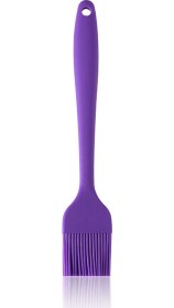 Resim Geeroyoo Yemek Kalitesi Silikon Yağ Fırçası - Isıya Dayanıklı, Kolay Dağıtım, Barbekü Ve Pastane İçin Mor Çok Renkli 