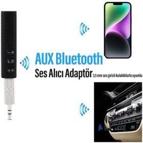 Resim Araç Aux / Oto Teyp Aux Kablosuz Bağlantı Bluetooth Yapma Kiti 