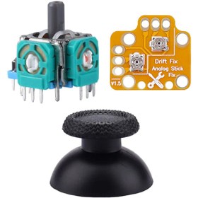 Resim PS5 Motor Topuz Analog Başlık Drift Fix Tamir Seti Playstation 5 Kol Tamir Yedek Parça 