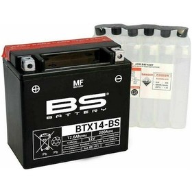 Resim Bs Btx14-bs 2003-2007 Honda Vtx 1300 S Uyumlu Akü Sulu Akü 