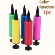 Resim 1 adet Çok Amaçlı El Pompası, Şişme Balonlar, Yüzme Halkaları ve Halılar için - Kullanımı Kolay, Taşınabilir ve Dayanıklı PP Malzeme, Açık Hava Oyunları ve Aktiviteleri için İdeal, Açık Hava Eğlence Ekipmanları | Renkli Tasarım | Dayanıklı Yapı, Şişme Havuz Aksesuarları, Pil Olmadan 