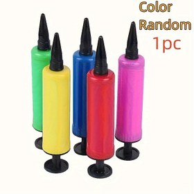 Resim 1 adet Çok Amaçlı El Pompası, Şişme Balonlar, Yüzme Halkaları ve Halılar için - Kullanımı Kolay, Taşınabilir ve Dayanıklı PP Malzeme, Açık Hava Oyunları ve Aktiviteleri için İdeal, Açık Hava Eğlence Ekipmanları | Renkli Tasarım | Dayanıklı Yapı, Şişme Havuz Aksesuarları, Pil Olmadan 