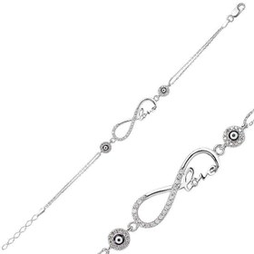 Resim Silver Infinity Love Women's Bracelet 