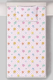 Resim Organik Tek Kişilik Lastikli Çarşaf Seti - Bahar Dansı 80 x 180 