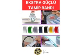 Resim Svein 1 Adet 10 mt Kırmızı Tamir Takviye Kapatıcı Güçlü Onarım Bandı Su Geçirmez Sızdırmaz Dayanım Çatlak 