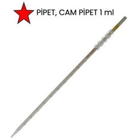 Resim Pipet, 1ml Dereceli Pipet, 1 Ml Pipet Cam Dereceli Pipet 
