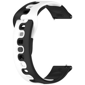 Resim Akıllı Saat 20mm Siyah Beyaz Siyah Beyaz 20mm 