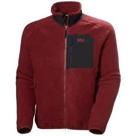 Resim Helly Hansen Panorama Pile Block Jacket Erkek Kırmızı Polar Hha.49460.hha.180 Kırmızı 