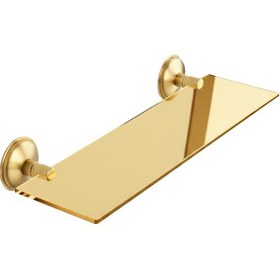 Resim Banyo Lavabo Etejeri Cam Gold Renk Altın 