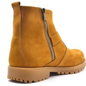 Resim Rakerplus Hakiki Deri Sarı Fermuarlı Kışlık Kız Erkek Çocuk Bot Sarı 