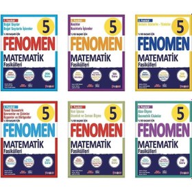 Resim Fenomen 5. Sınıf Matematik Fasikülleri Seti Fenomen Yayınları 