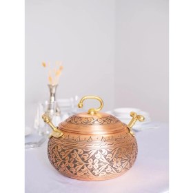 Resim Bakır Concept Bakır Tencere Ağır İşleme Tombul Model 3 lt 