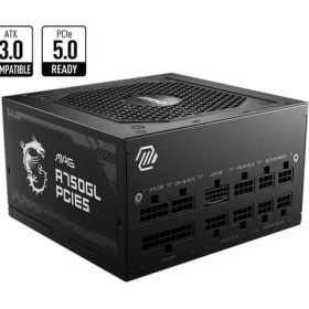 Resim Msı Psu Mag A750GL Pcıe5 750W 80+ Gold Full Modular Power Supply 