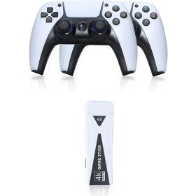 Resim Newface Y5 64GB Android Dual Pad 4K Game Stick - Beyaz Ynsmr 