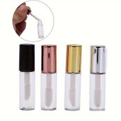 Resim 10 adet 1.2ml Boş Şeffaf Lip Gloss Tüpleri, Ruj için Plastik Makyaj Örnek Kapları, Mini Doldurulabilir Seyahat Lipgloss Lip Balms Şişe Tüpleri Kapları, DIY Makyaj Aksesuarları 