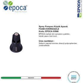 Resim Epoca Pompa Köpük Memesi-Tüm Epoca Pompalarıyla Uyumlu 